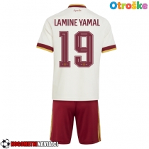 Otroške Nogometnih dresov Španija Lamine Yamal #19 Gostujoči SP 2026 Kratki rokavi (+ hlače)